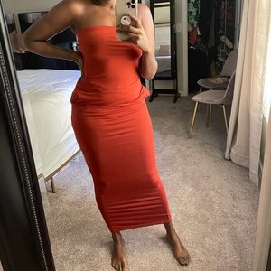Body Con Tube Dress w Pockets
